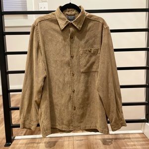 Men’s medium button up. Small stain, hard to see due to fabric.
